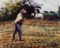 El sembrador Montfoucault 1875 Camille Pissarro